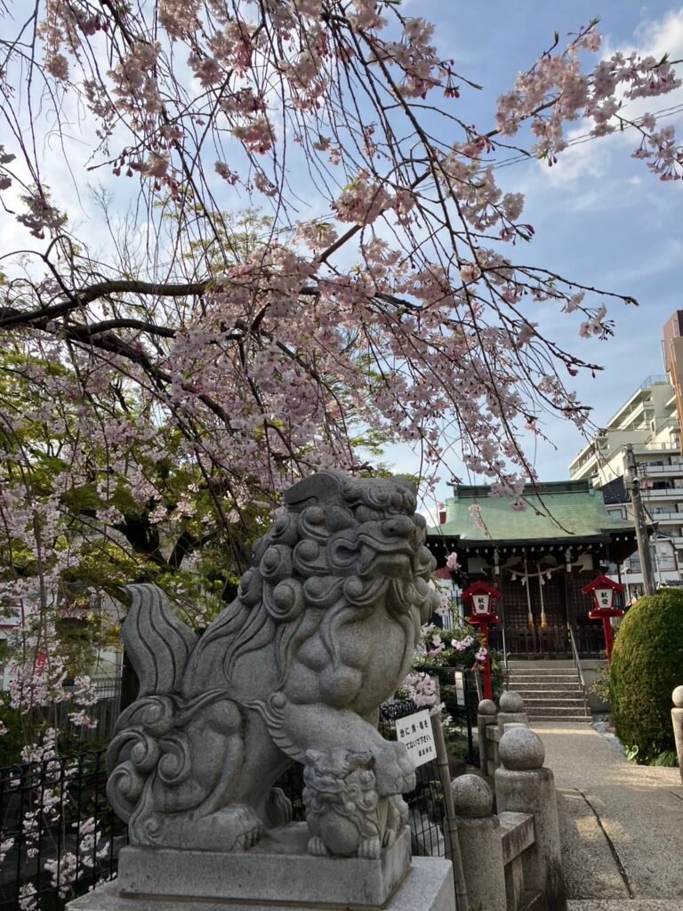 春とピアノ、日本の春と神社